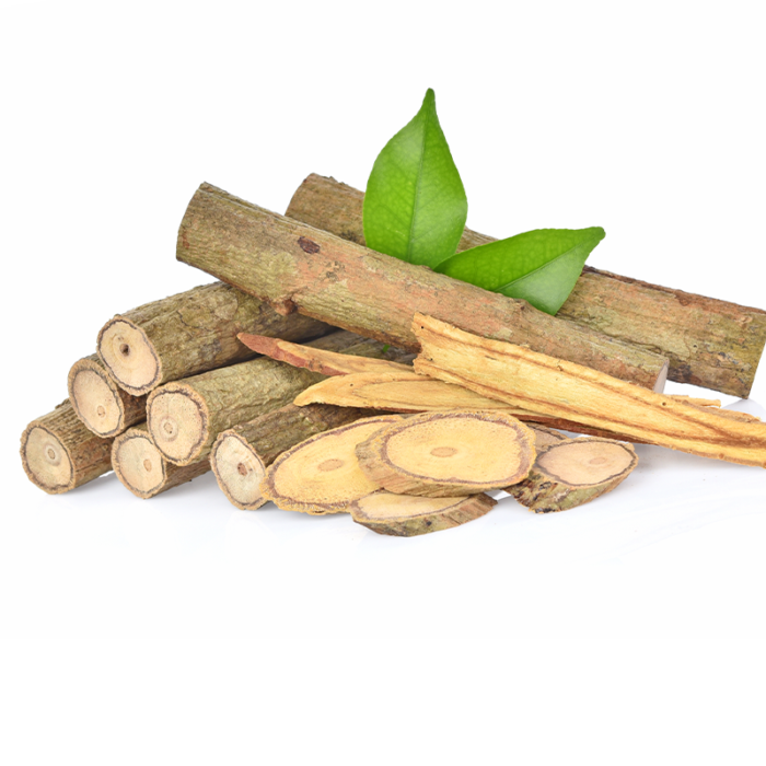 A Medicinal Herb Used In Ayurvedic Medicine, With Its Distinctive Yellowish-Brown Color And Rough Texture.