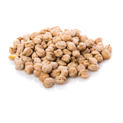 They are a good source of plant-based protein, fiber, and various nutrients and are commonly used in various cuisines, such as Indian and Mediterranean. The image associated with this alt text may show the chickpeas, the chickpea plant, or its use in culinary applications.