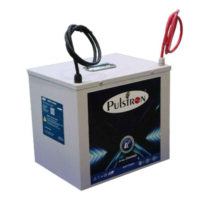 The Battery Has A Capacity Of 40Ah And Operates At A Voltage Of 60V, Making It Suitable For Powering Solar Inverters And Storing Solar Energy. It Is Enclosed In A Metal Case For Enhanced Durability And Protection. With Its Advanced Technology, Metal Case Design, And Efficient Performance, The Pulstron 60V 40Ah Metal Lithium Iron Phosphate Solar Inverter Battery Is A Reliable And Durable Choice For Solar Power Storage Requirements.