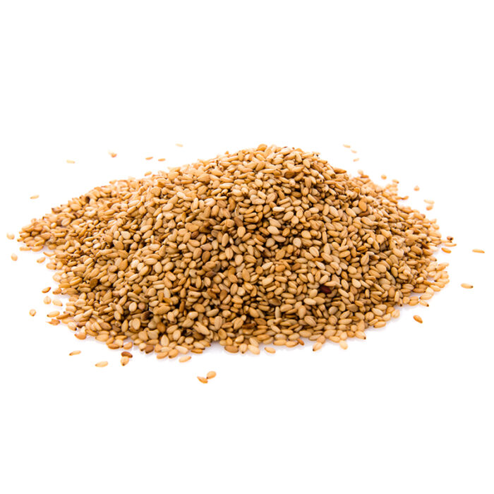 Featuring Small, Shiny Brown Seeds With A Round Shape. The Seeds Have A Glossy Appearance And Are Commonly Used For Their Fiber-Rich Properties.