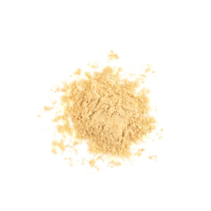 Mustard powder, a spice commonly used in cooking and seasoning, made from ground mustard seeds and known for its pungent and slightly bitter flavor.