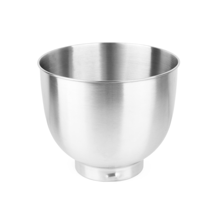 Bowl with stand - a bowl placed on a stand or pedestal, typically made of metal or another sturdy material. The stand provides stability and elevates the bowl, making it easier to access its contents. Commonly used for serving and displaying food, fruits, or decorative items.