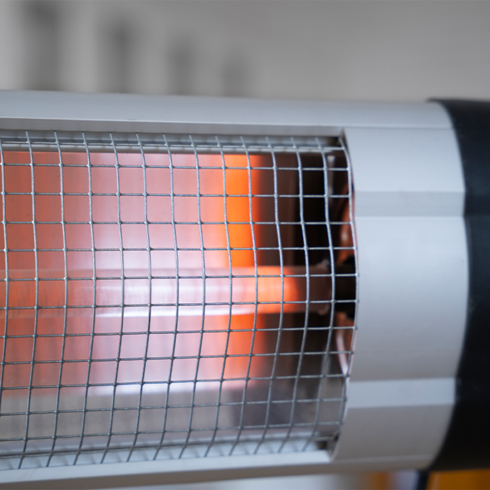 The Heater Consists Of One Or More Long, Thin Carbon Fiber Tubes Mounted On A Stand Or Base, And Is Enclosed In A Wire Mesh Or Grill For Safety. The Carbon Fiber Element Heats Up Quickly And Emits Infrared Radiation That Heats Up Objects And People In The Room, Rather Than Just The Air, Making The Heater More Efficient And Cost-Effective. The Heater May Also Have Adjustable Settings For Temperature And Power, And May Be Equipped With A Timer Or Oscillation Feature.