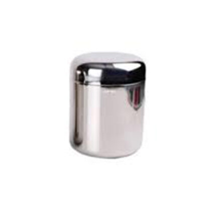 Deluxe canister with a stylish design, featuring a clear glass body and an airtight lid. Ideal for storing and preserving dry ingredients such as coffee beans, tea leaves, spices, or other pantry staples.