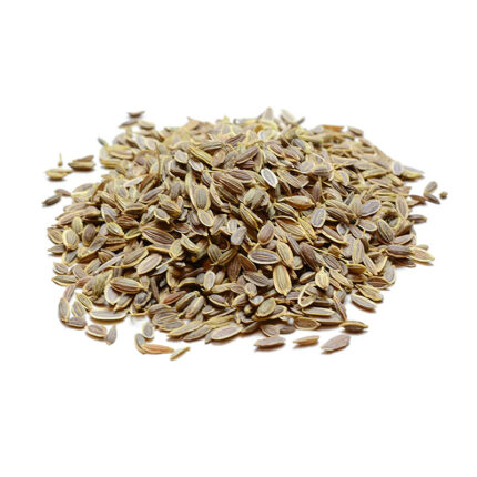Dill seeds come from the dill plant, a herb commonly used in cooking and pickling. The seeds have a distinct flavor with hints of anise and citrus. They are often used as a spice or seasoning in various cuisines, adding a unique and tangy taste to dishes.