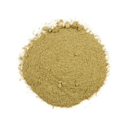 . The powder is light green in color and has a distinctive aroma. Gumbo File is used as a thickening agent and flavor enhancer in gumbo, providing a unique earthy and citrusy taste.
