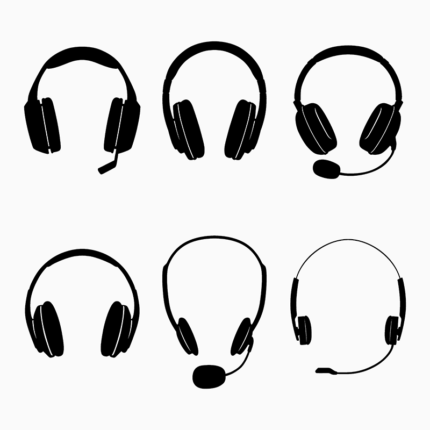 The image may show the earcups, headband, and any additional features such as inline controls or a detachable cable.