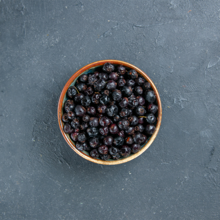 Juniper Berries are small, blue-black berries that come from the Juniper plant, which is a coniferous shrub or small tree. They have a strong, piney flavor and are commonly used as a spice in European cuisine, particularly in dishes like sauerkraut, stews, and game meat. Juniper Berries are also used in traditional medicine for their various health benefits, including supporting healthy digestion and reducing inflammation.