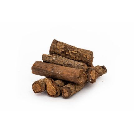 The root of the licorice plant is commonly used in herbal medicine as a natural remedy for a variety of ailments, including digestive issues, respiratory problems, and skin conditions. Licorice root is also used as a flavoring in candy, beverages, and tobacco products.