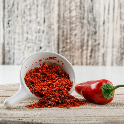 Paprika is a spice commonly used in culinary applications, particularly in Hungarian and Spanish cuisines. It has a sweet, smoky flavor and is used to add color and mild heat to various dishes, such as stews, soups, and sauces. Paprika is also known for its potential health benefits, such as being rich in antioxidants and having anti-inflammatory properties.