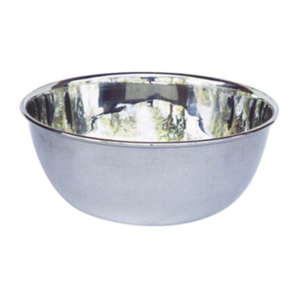 A passery bowl is a shallow, wide-rimmed bowl often used in baking and cooking for sifting, straining, or mixing ingredients. It is typically made of metal or plastic and has a flat bottom and flared sides.