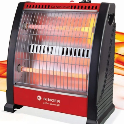 The heater consists of one or more quartz tubes mounted on a stand or base, and is enclosed in a wire mesh or grill for safety. The tubes emit infrared radiation that heats up objects and people in the room, rather than just the air, making the heater more efficient and cost-effective. The heater may also have adjustable settings for temperature and power, and may be equipped with a timer or oscillation feature.