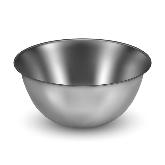 The Bowl Has A Round Shape With A Deep Profile, Allowing For Larger Food Quantities Or Liquid-Based Dishes. It May Be Made Of Ceramic, Porcelain, Glass, Or Stainless Steel, Depending On The Material.