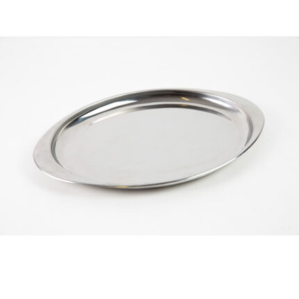 This plate features a smooth and glossy surface, perfect for showcasing culinary creations. The eye-shaped design adds a unique and artistic touch, creating a focal point on the table.