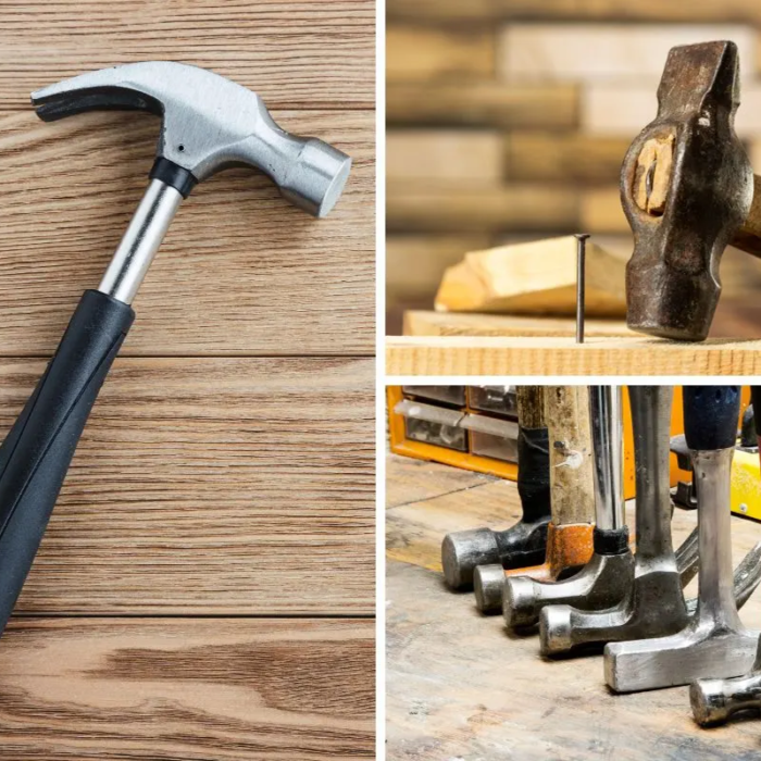 A Collection Of Striking Tools, Including A Hammer, Mallet, And Sledgehammer. Striking Tools Are Hand-Held Tools Used For Driving, Shaping, And Breaking Objects, Such As Nails, Chisels, And Stones. They Come In Different Sizes And Shapes And Are Commonly Used In Construction, Woodworking, And Metalworking.