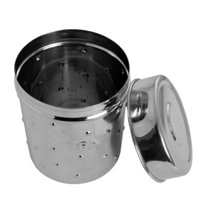 This canister is suitable for storing and organizing dry goods like coffee, tea, sugar, or spices.
