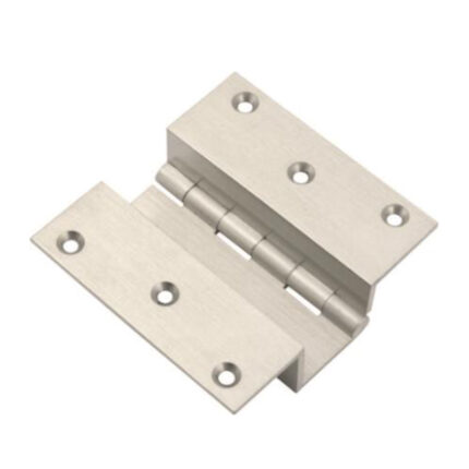W-shaped hinges designed for heavy-duty door operation with soft-close functionality.