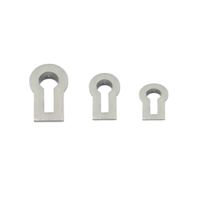 Keyhole-Shaped Decorative Accessory For Doors And Cabinets.