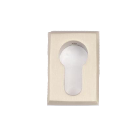 Round keyhole for locking or unlocking doors.