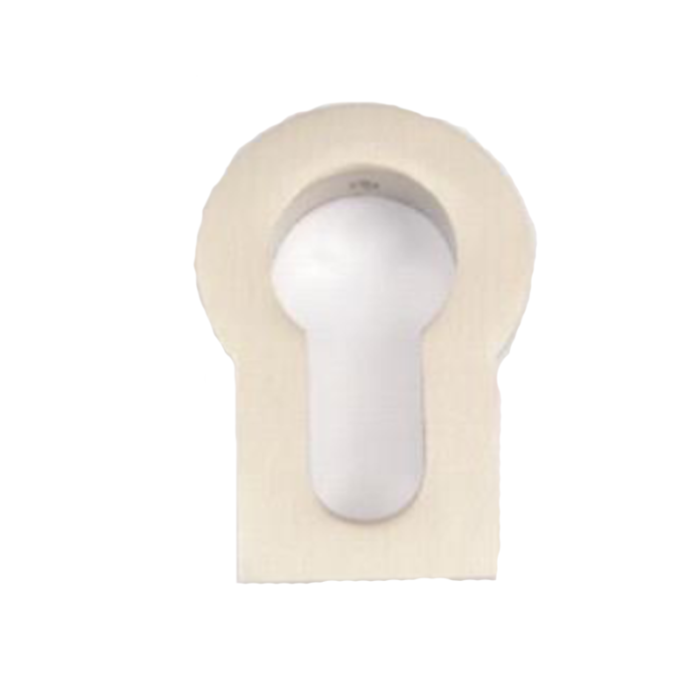 Square-Shaped Keyhole For Locks And Key Access On Doors.