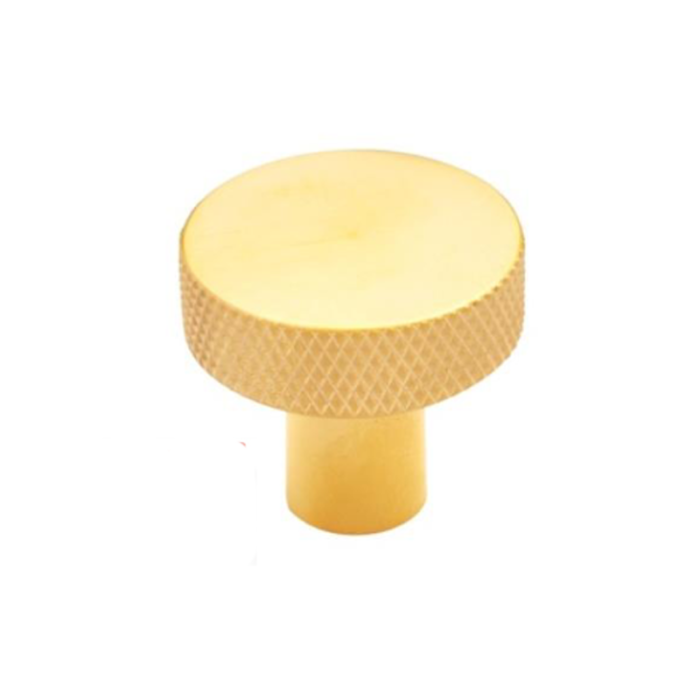 Brass Knob With Diamond Knurl Effect For Decorative And Functional Use.