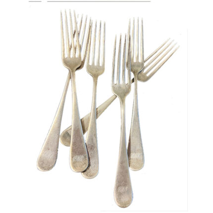 A stainless steel fork with four tines and a sturdy handle. The fork is commonly used for eating and is an essential utensil in many dining settings.