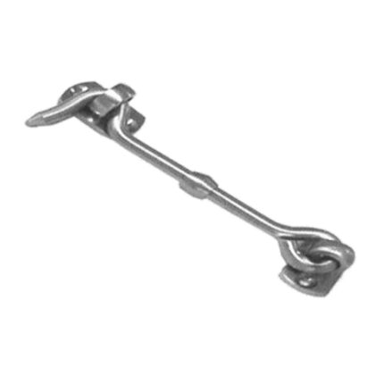 A stylish and durable hook designed for securing gates or doors with an elegant touch.