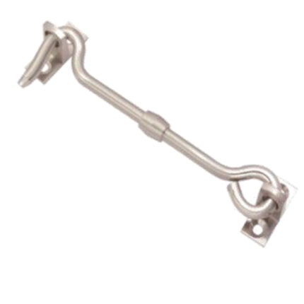 A standard and reliable hook used for securing gates or doors.