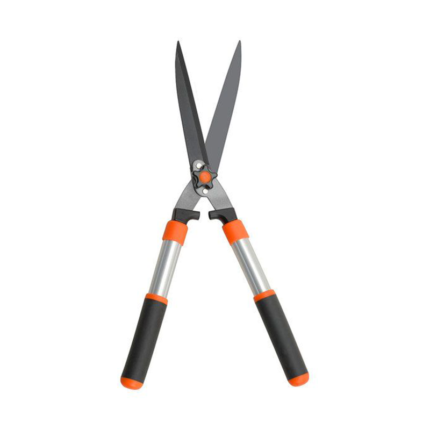 A robust and durable hedge shear designed for heavy-duty trimming and pruning tasks.