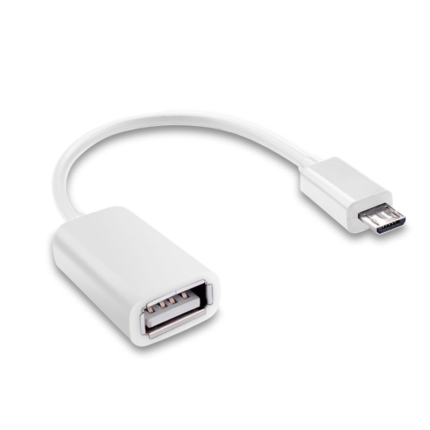 This reliable and durable adapter cable allows you to connect various USB devices to your mobile phone or tablet with a Micro USB port.