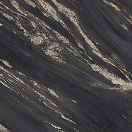 Kuroca Marmi Marble is a stunning marble variety that showcases a unique combination of dark and light tones, creating a captivating visual effect.