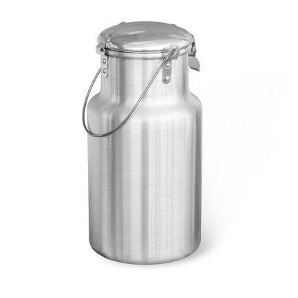 This jar is typically made of glass, featuring a cylindrical shape with a handle and a secure lid.
