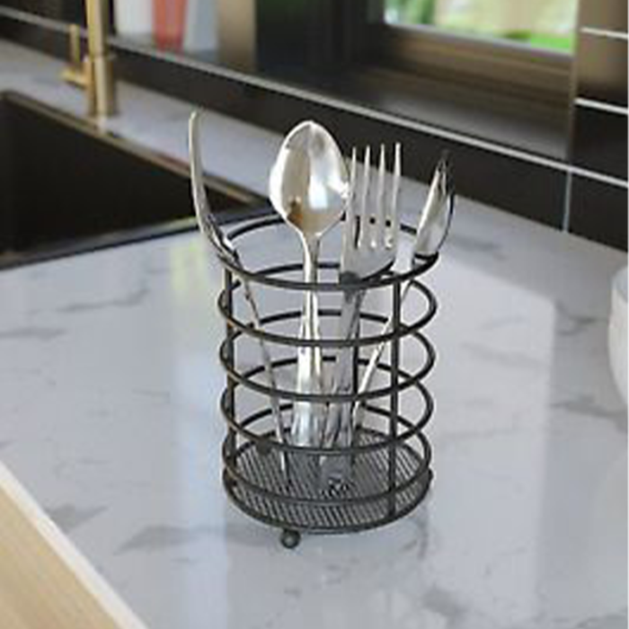 A Parallel Cutlery Holder, A Sleek And Modern Design For Organizing And Storing Cutlery. It Consists Of Two Parallel Compartments Or Slots, Allowing For The Separation And Easy Retrieval Of Different Types Of Utensils Such As Forks, Knives, And Spoons.