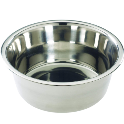 : A simple and functional pet bowl made of durable plastic, suitable for serving food or water to your pet.