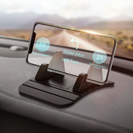A practical and adjustable phone holder designed specifically for car use.
