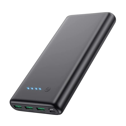 This high-capacity power bank is a reliable and convenient solution for charging your mobile devices on the go.