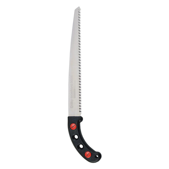 A Sturdy And Non-Folding Pruning Saw Designed For Effective Cutting And Pruning Of Branches And Foliage.