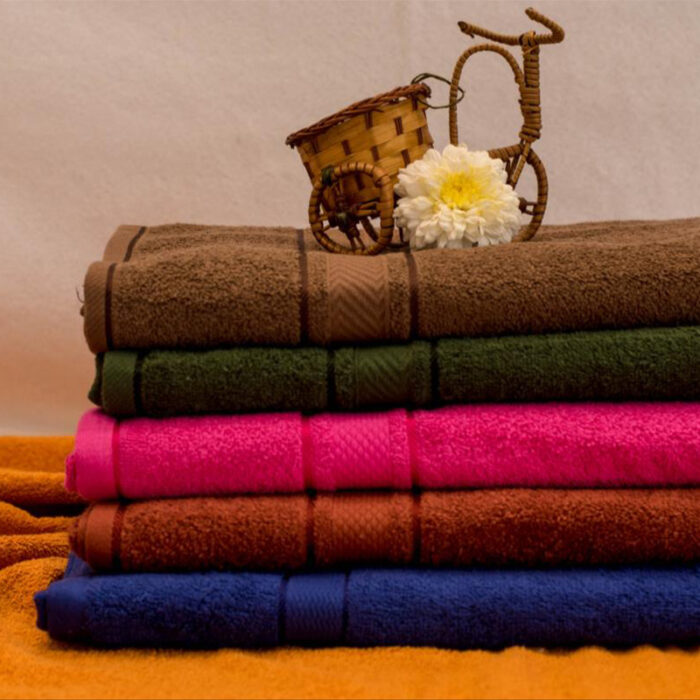 Softy Are The Soft Towels Manufactured With Pure Cotton To Enhance The Towel Feel. These Cotton Towels Are Dark Colored Soft Towels With Sober Edge Borders.