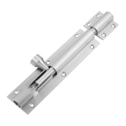 An extra heavy-duty tower bolt with a 5/8-inch diameter. This robust and durable bolt is designed for heavy-duty applications where maximum strength and security are required.