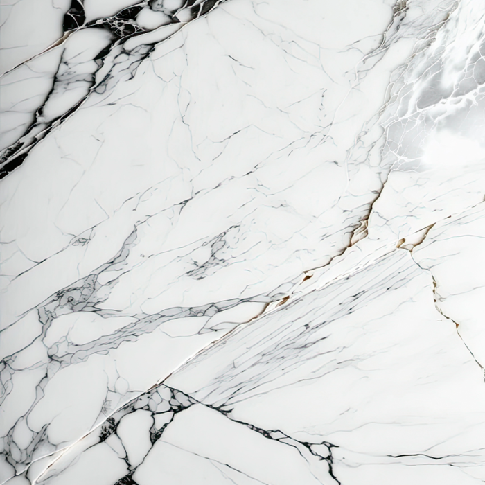 White Generative Marble Texture With Intricate Veining Patterns