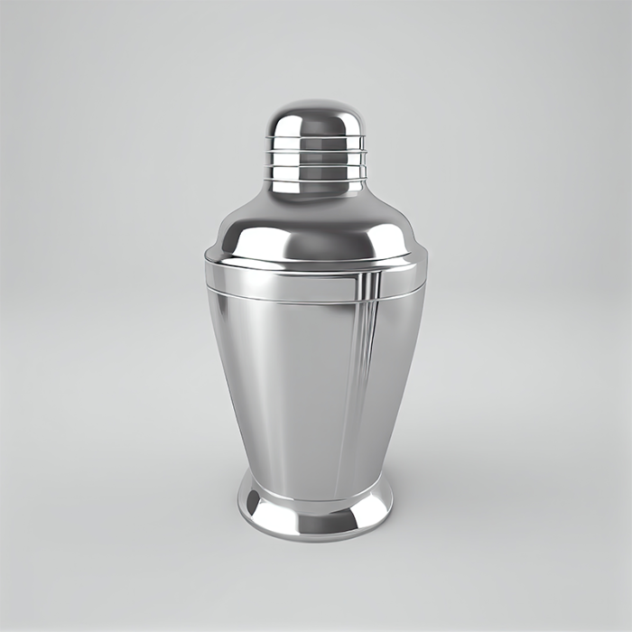 This Shaker Typically Consists Of Two Main Parts: A Metal Body And A Fitted Lid With A Built-In Strainer.