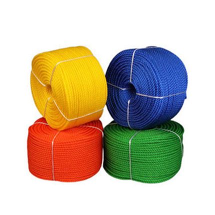 100-meter, 4mm round, 3-ply high-density polyethylene rope for versatile and durable use.