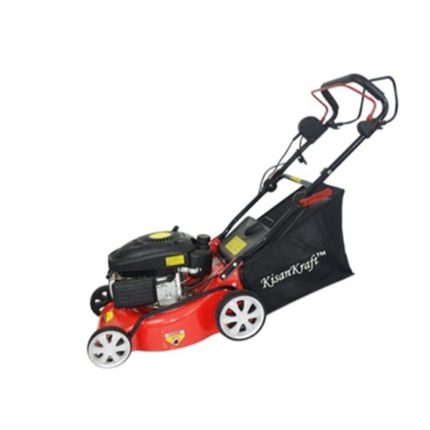 Adjustable Forward Speed Kisankraft Petrol Lawn Mower - This petrol-powered lawn mower by Kisankraft comes with a convenient feature of adjustable forward speed.