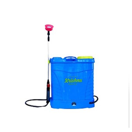 A battery-powered sprayer with a capacity of 16 liters per day. It is designed for easy operation and efficient spraying in agricultural and gardening tasks.
