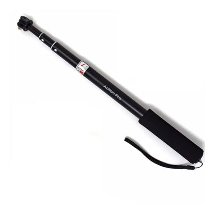 Black Extendable Portrait Selfie Handheld Stick: A black handheld selfie stick that can be extended for portrait shots.