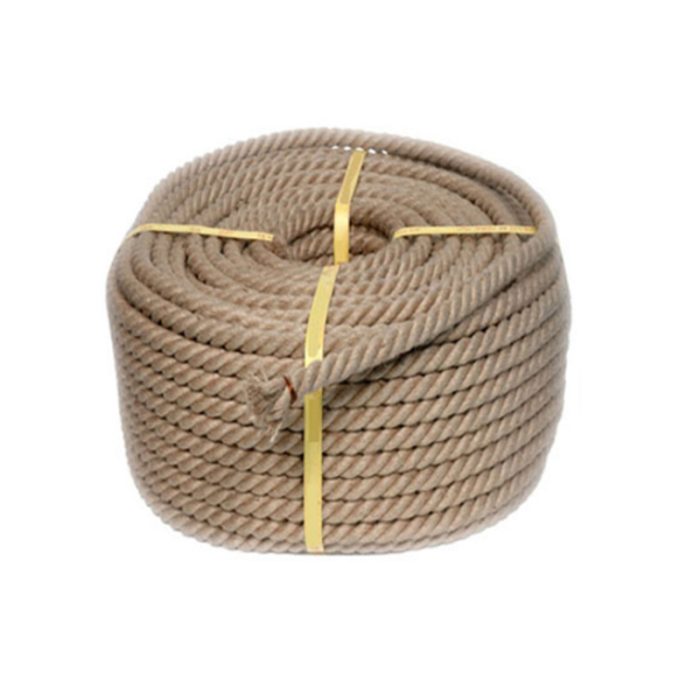 Braided Jute Rope - A Strong And Versatile Natural Fiber Rope With A Braided Construction, Commonly Used For Various Applications.
