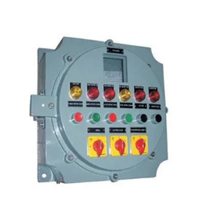 Electric Flameproof Control Panel Base Material - Mild Steel - Flameproof control panel made from mild steel, ensuring safety in hazardous environments.