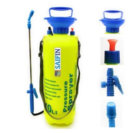 A garden pressure sprayer is a handheld device used for applying liquids, such as fertilizers, pesticides, or herbicides, to plants and garden surfaces