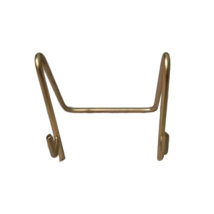 Golden Iron Mobile Stand - A mobile stand made of iron material with a golden finish, offering sturdy support for mobile devices.