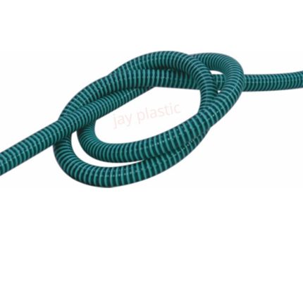 The green suction hose pipe is a durable and flexible hose designed for efficient suction and discharge of liquids, solids, and slurry in various industrial and agricultural applications.